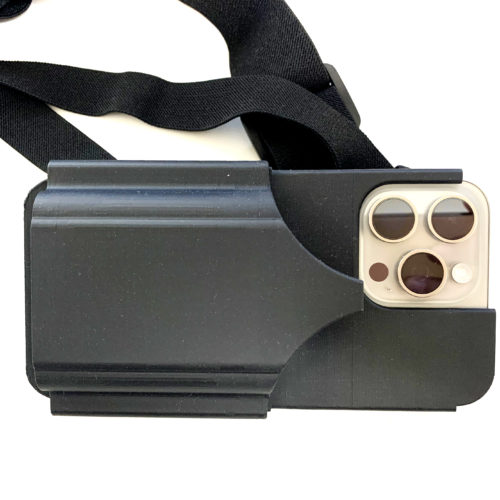 iPhone 15 chest mount with SSD case